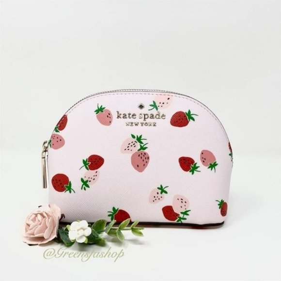 kate spade Handbags - New Kate Spade Wild Strawberry Cosmetic Case